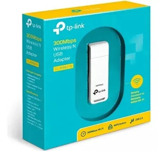 Adaptador USB Wi-Fi TL-Wn821n V5 300Mbps