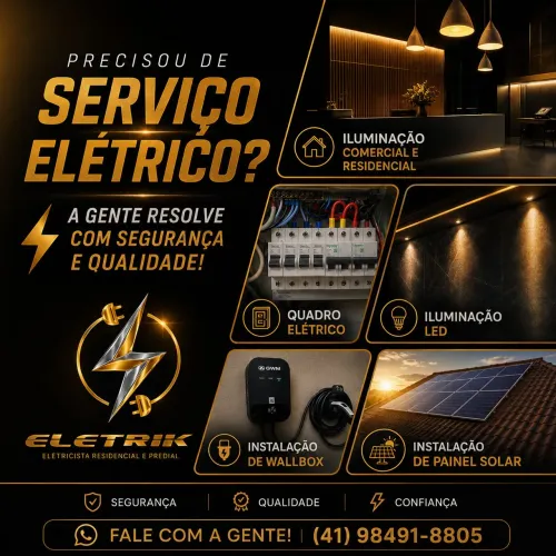 Eletrik- Serviços Elétricos Residênciais, Comerciais e Predial