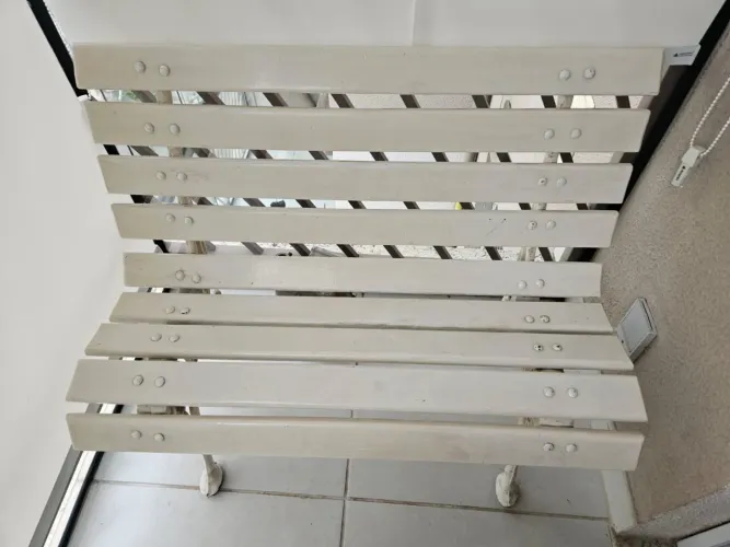 Banco para varanda de ferro