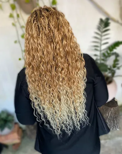 Boho braids trança