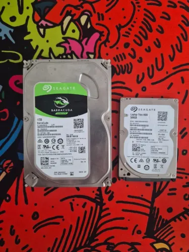 2x Hdd Seagate 1tb e 500gb