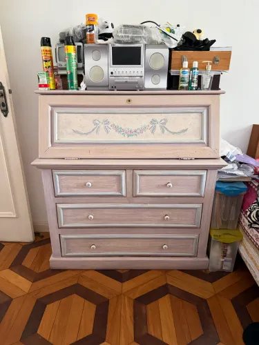 Escrivaninha- Cômoda-papeleira estilo Chippendale ou Dom José