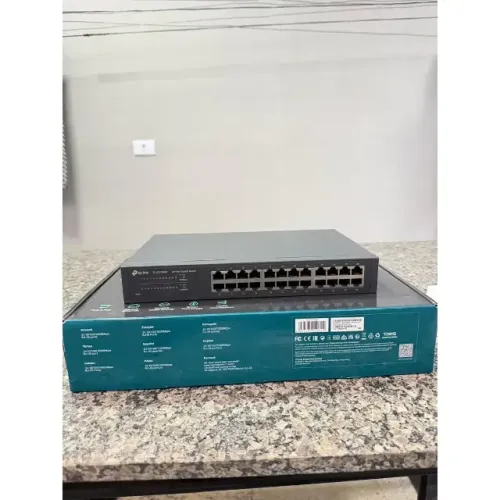 Switch Tp-link Tl-sg1024d 24 Portas Gigabit Na Caixa