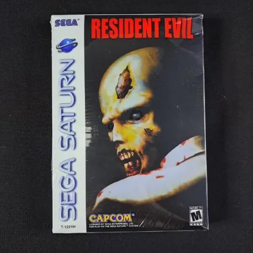 Resident Evil 1 Prensado para Sega Saturn. Novo e lacrado. Cd Mídia prata.