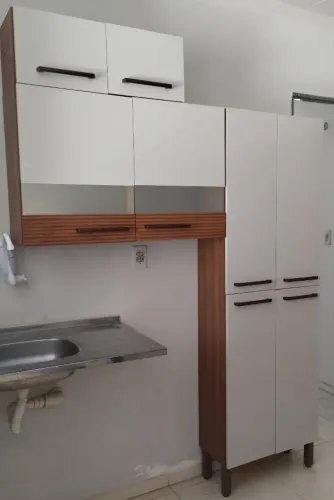 Cozinha Compacta (Armário) 3 peças, 8 Portas, Nala Kits Paraná