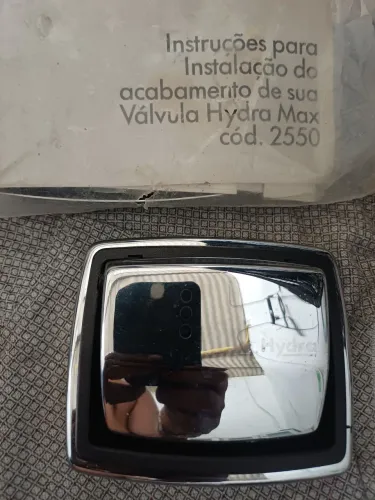 Acabamento de válvula hidráulica max 2550 inox