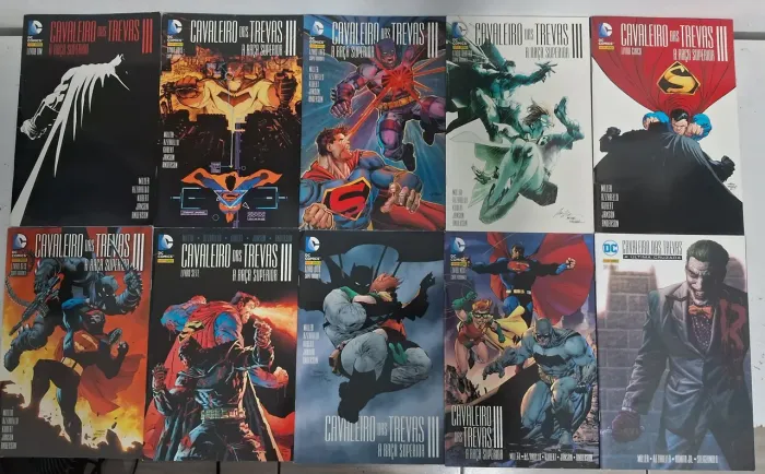 Batman Cavaleiro Das Trevas III: Raça Superior Completa 1-9 + Brindes + Última Cruzada