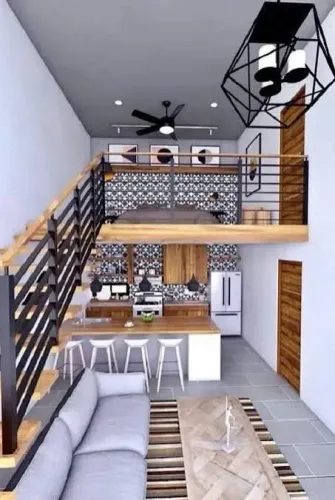 Mezanino residencial de alto padrão