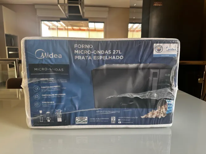Microondas 27 L Midea (Prata Espelhado) 