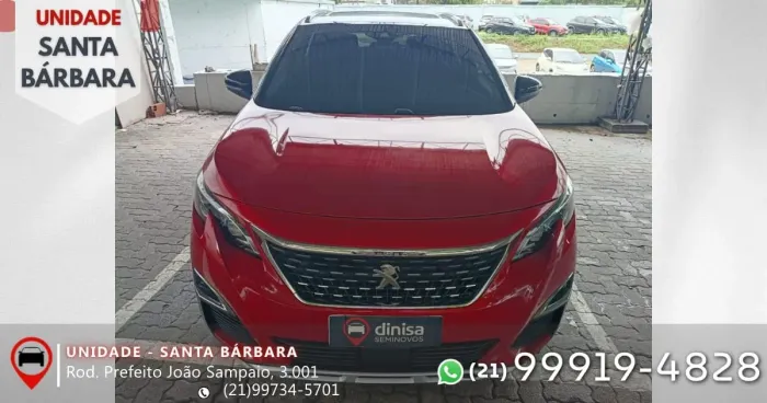 Peugeot 3008 Griffe Pack 1.6 Turbo 16V 5P Aut. 2020