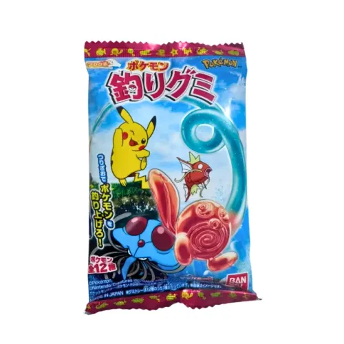 Bala de Goma Pokémon Fishing Gummy (Tsuri Gummy) Bandai