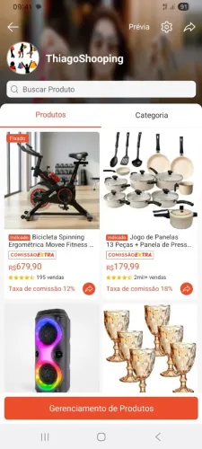 Produtos Novos Shoope