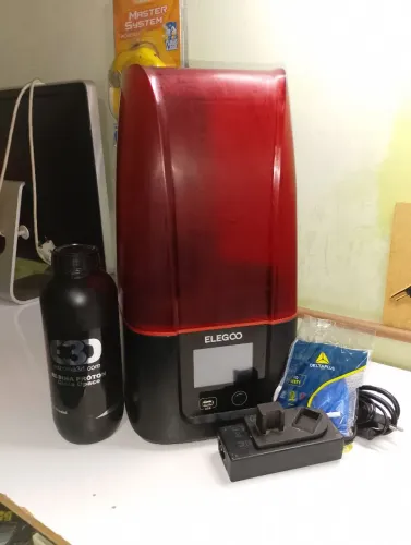 Impressora 3d de resina Elegoo Mars 3 Pro (500ml de resina grátis)
