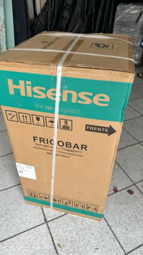 Refrigerador Hisense 90L branco NOVO na caixa 