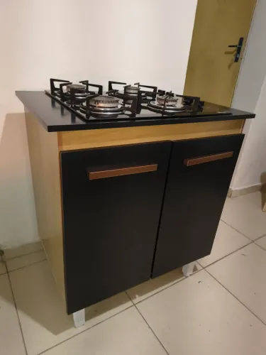 Cooktop a gás com balcão