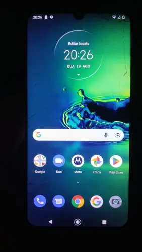 Moto g8 plus quebra galho