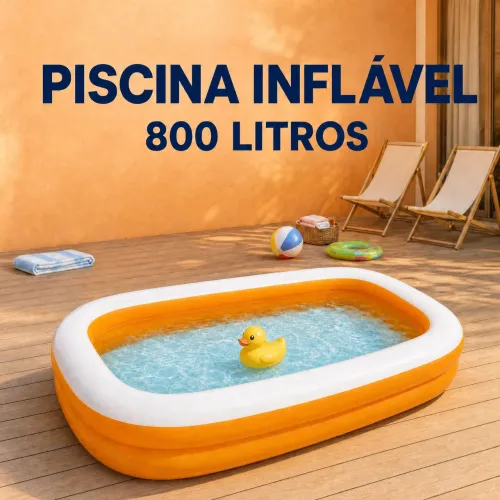 Piscina Inflável 800 Litros
