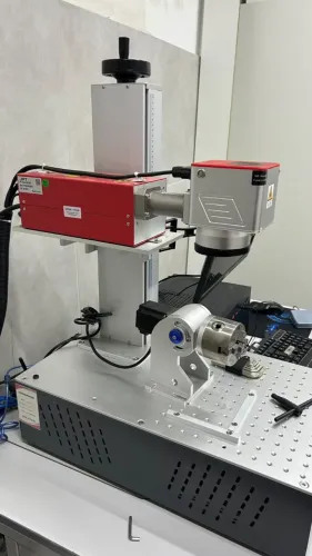 Fiber Laser Uv 5w com chiller e eixo rotativo