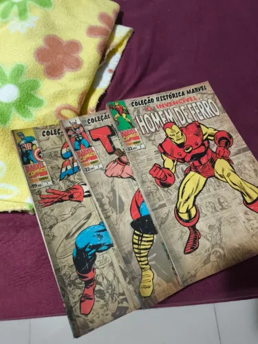 Coleção histórica marvel vol 1,2,3