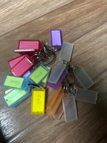 20 Chaveiros Organizador Identificador Escritório Armários