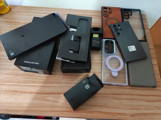 GALAXY S24 ULTRA 256 GB 12 DE RAM 3 MESES DE USO CAIXA E NOTA FISCAL 