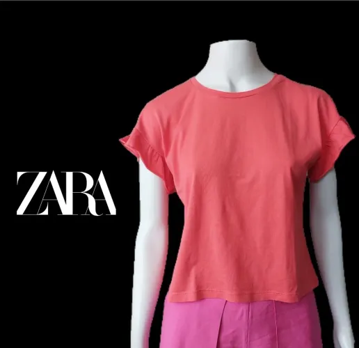ZARA blusa curta