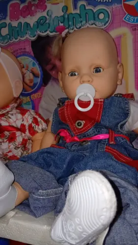 Meu bebê estrela com roupinha + sapatinhos como foto