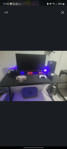 mesa gamer RGB 120cm