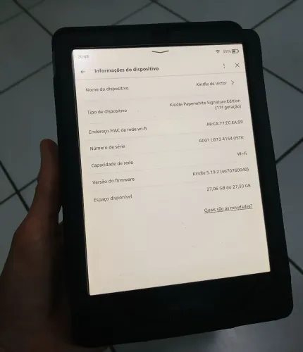 Kindle Paperwhite Signature Edition (11ª Geração) - 32 GB