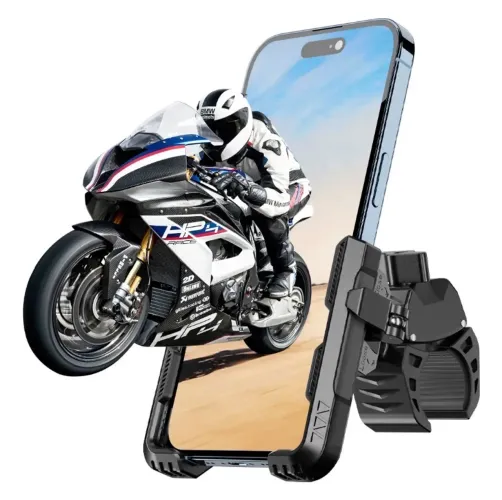 Suporte De Celular Seguro Para Moto Bicicleta Bike Guidão