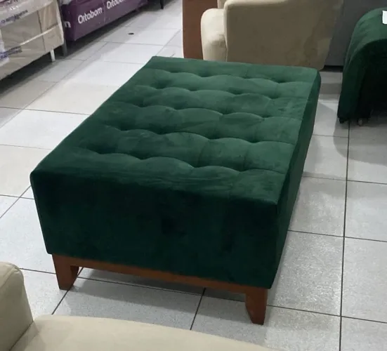 Puff Recamier Verde, Estado impecável!