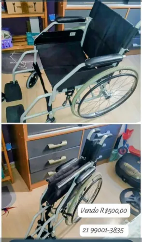 Cadeira de rodas semi nova