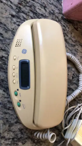 Telefone com fio general electric - FUNCIONANDO