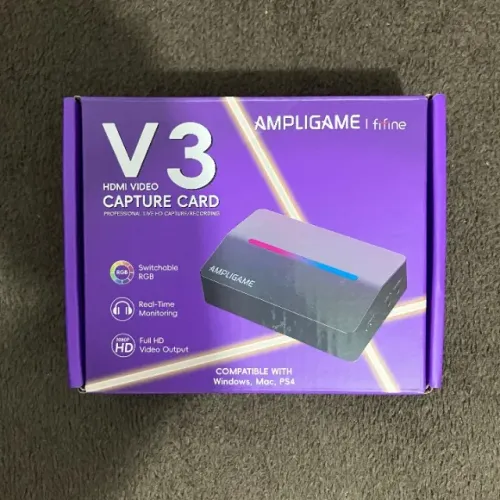 Placa de Captura - FIFINE V3 (Seminova, Completa)