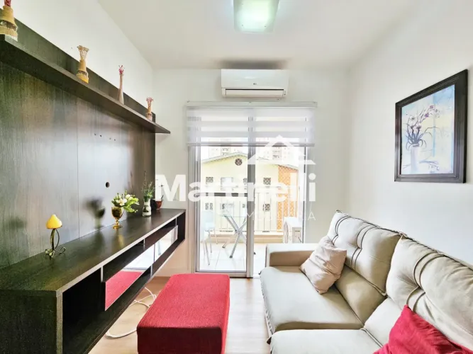 Apartamento mobiliado para venda e locação no Condomínio Ibiza Residence, próximo à Avenid