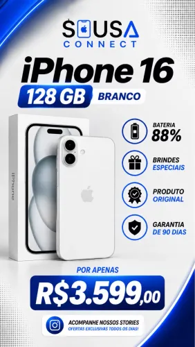 IPhone 16 128GB Seminovooo ?