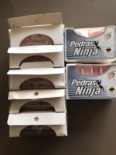 7 Caixas Pedras Ninja para Metal N.10