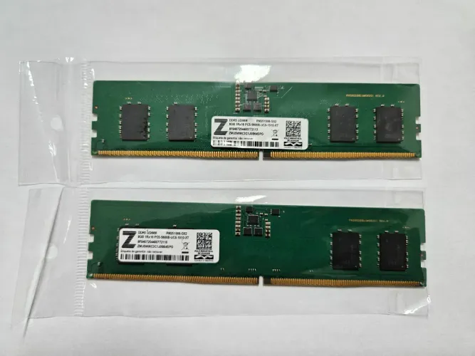 Memórias DDR5 de 8GB de 5600Mhz (02 unidades)