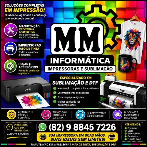 Impressoras e sublimação