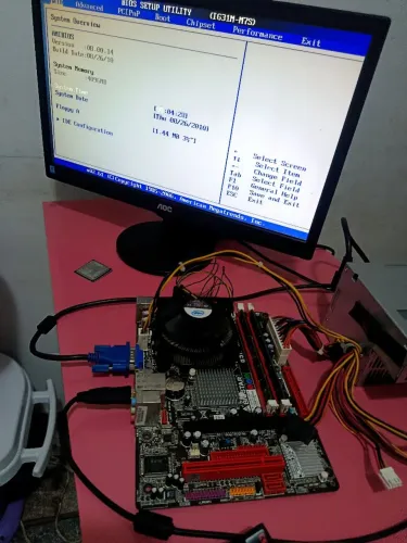Kit placa mãe 775 quad 2 core