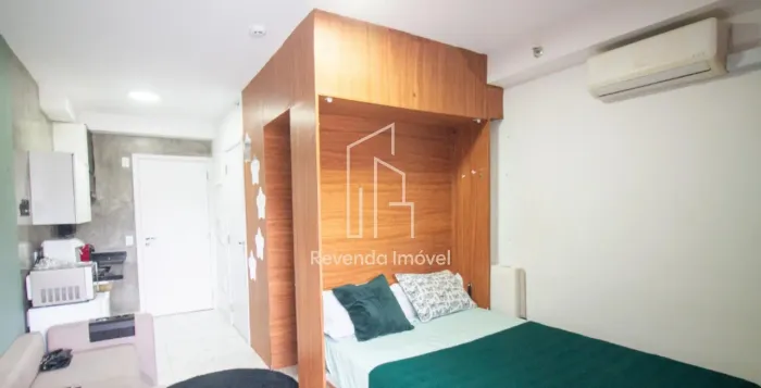 Kitnet Mobiliada à Venda em Santo Amaro, São Paulo ? 27 m², Academia e Próxima ao Metrô