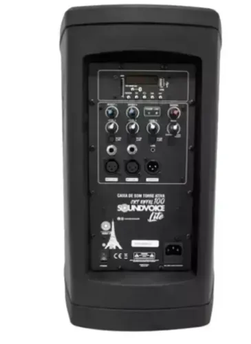 Caixa De Som Torre Ativa Soundvoice Lite Eiffel Line Arra