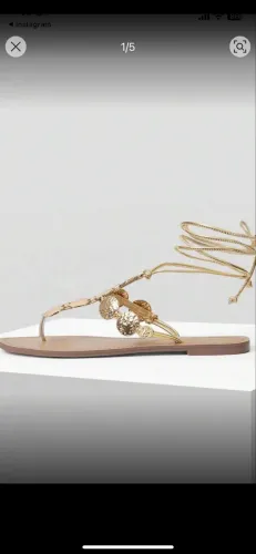 Sandália rasteira linda