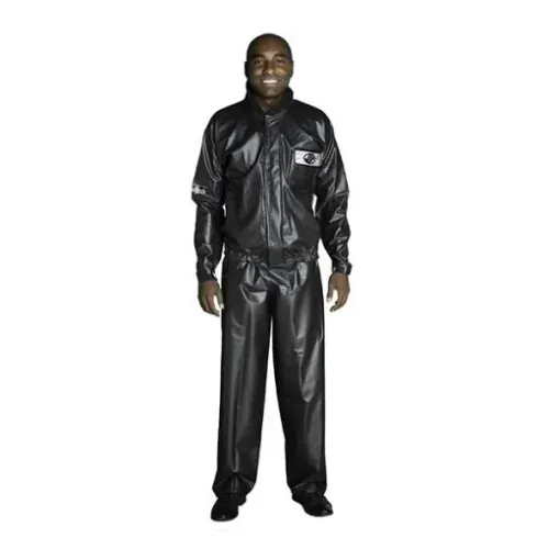 Capa de chuva Alba Preta PVC Unissex
