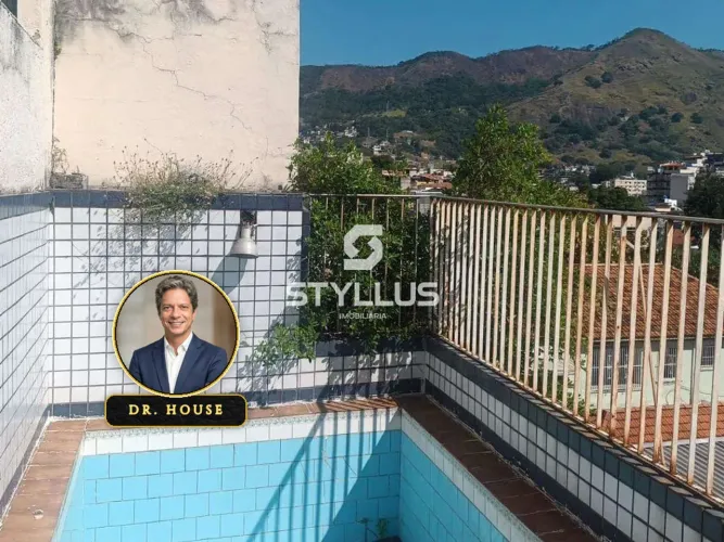 Casa de Vila Espaçosa com Piscina e 3 Quartos em Engenho de Dentro! M77U