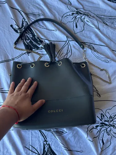Bolsa de couro sintético- colcci 