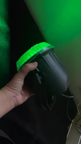Luz strobo RGB verde 