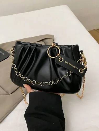 Bolsa de Ombro Plisada