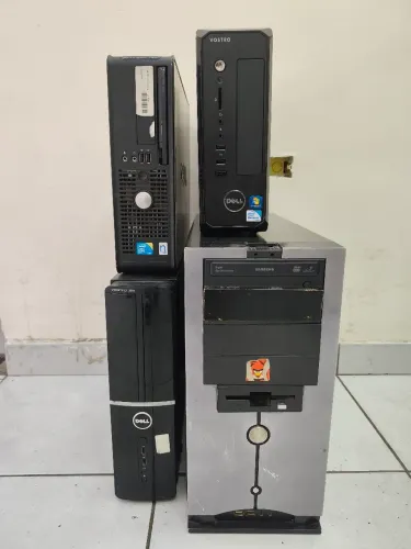 Lote 4 CPU, 3 dell + um sem marca