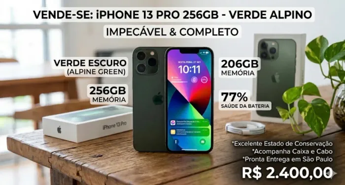 iPhone 13 Pro 256GB Verde ?